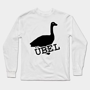 Übergeben gans übel lustiger Party sauf spruch Long Sleeve T-Shirt